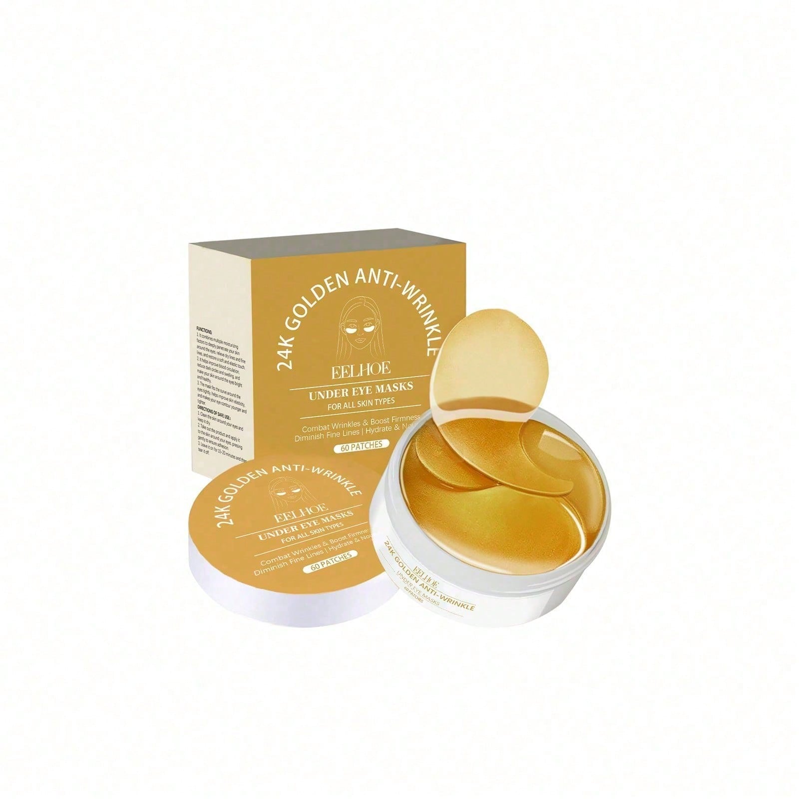 Luxury Skincare Mask - قناع العين بالذهب عيار 24 قيراط،