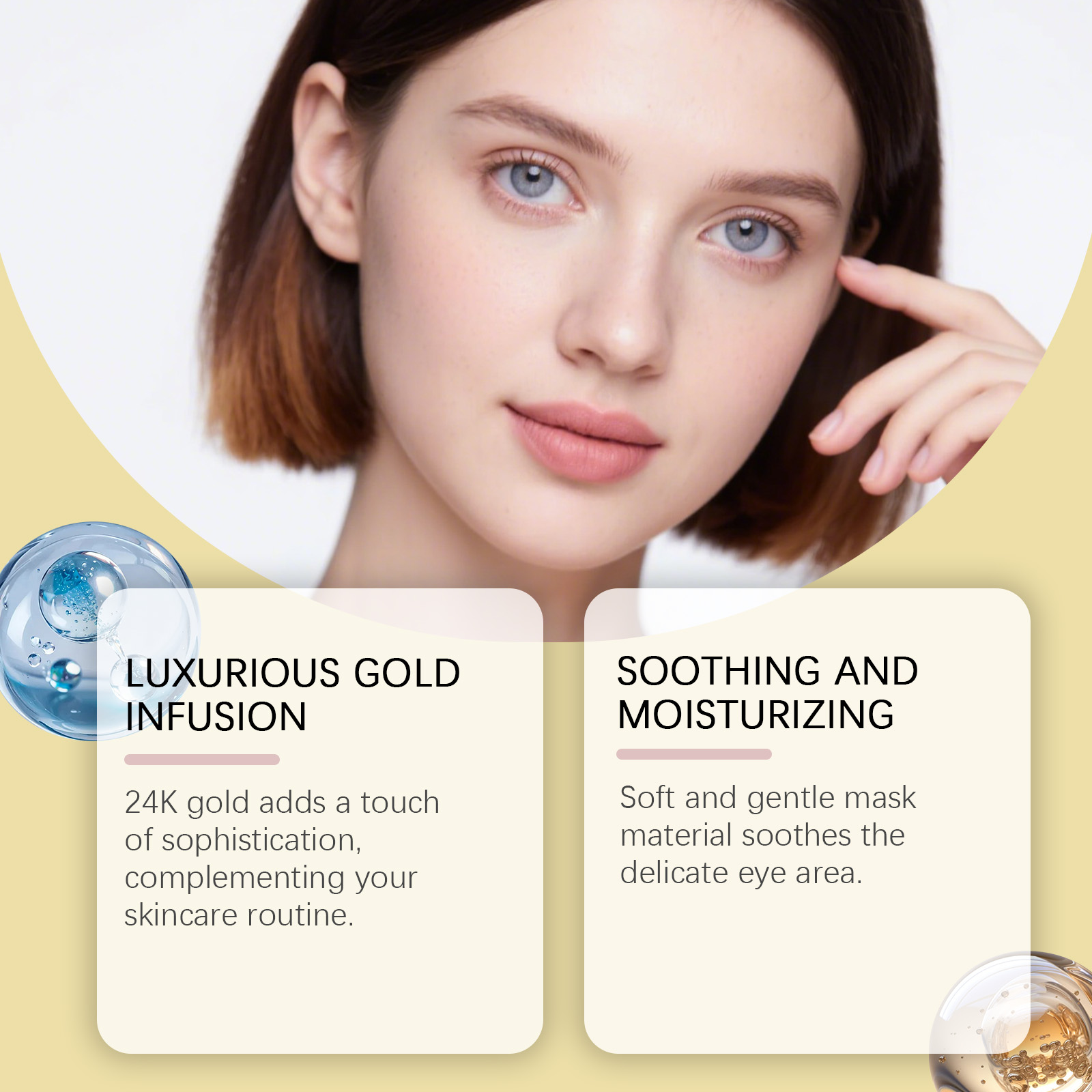 قناع عين مرطب ومصلح بالذهب عيا - مراجعة Luxury Skincare Mask وسعره