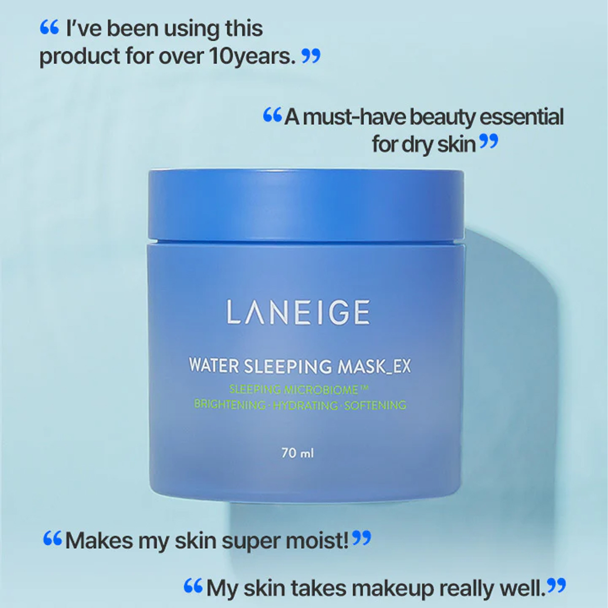 قناع النوم المائي من لانيج 70  - مراجعة Luxury Skincare Mask وسعره
