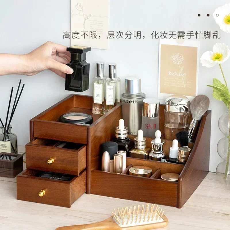 منظم مكياج بتصميم خشبي شفاف، ص - مراجعة Luxury Skincare Mask وسعره