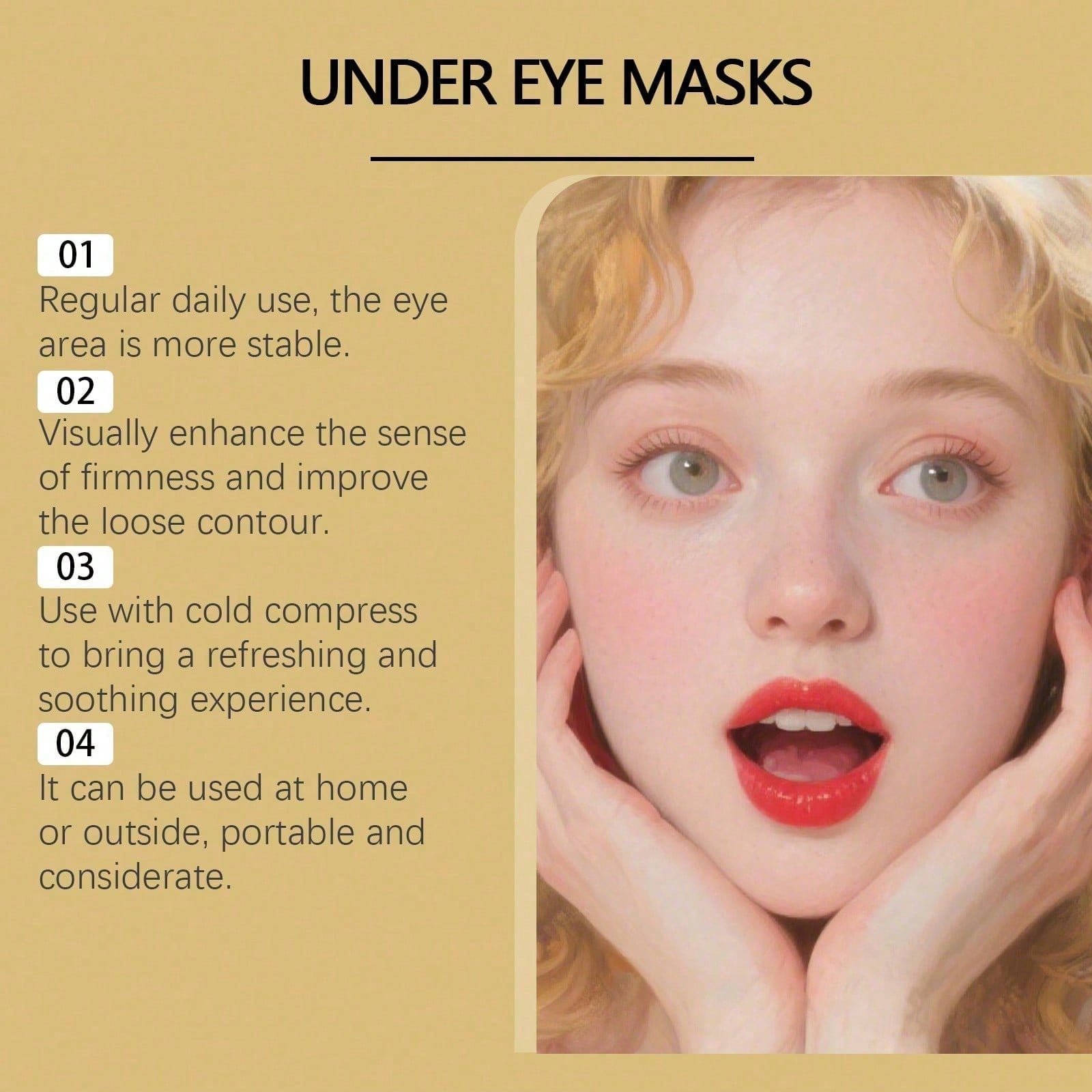 قناع العين بالذهب عيار 24 قيرا - مراجعة Luxury Skincare Mask وسعره